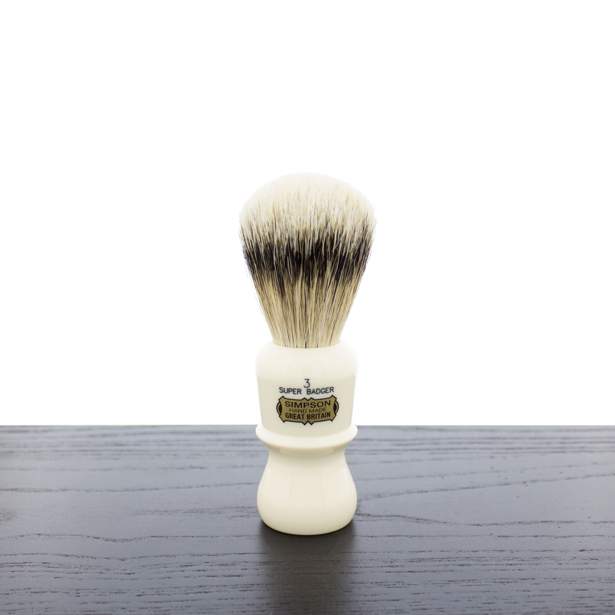 Product image 0 for Simpson Emperor 3 Super Badger Shaving Brush, Ivory